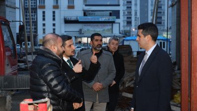 Elbistan’da yapımı süren Hacı Hasan (Kıral) Camii inşaat çalışmalarında önemli