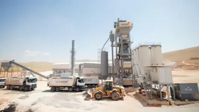 Kahramanmaraş Kuzey İlçeleri Asfalt Üretim Tesisi, saatte 240 ton üretim